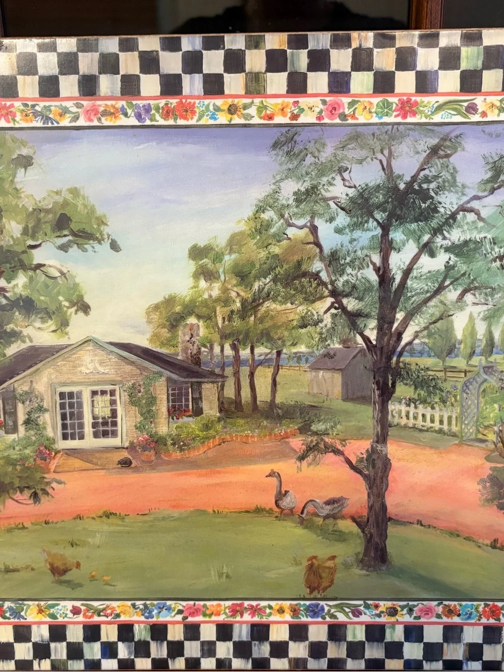 McKenzie Childs set of 4 rare placemats Maclachlan series
